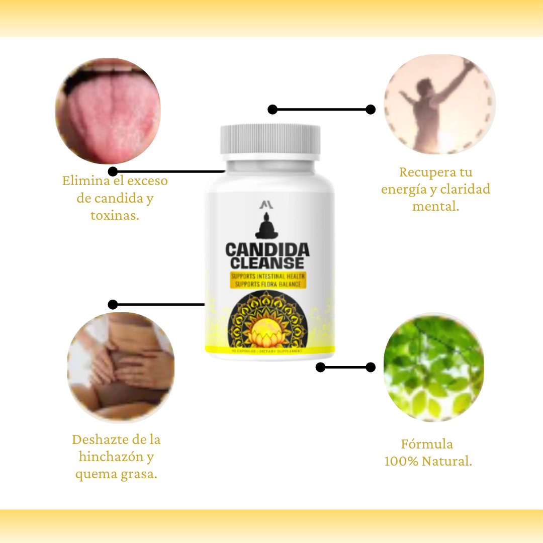 🌿Cándida Cleanse – Limpieza Intestinal y profunda🧽💚
