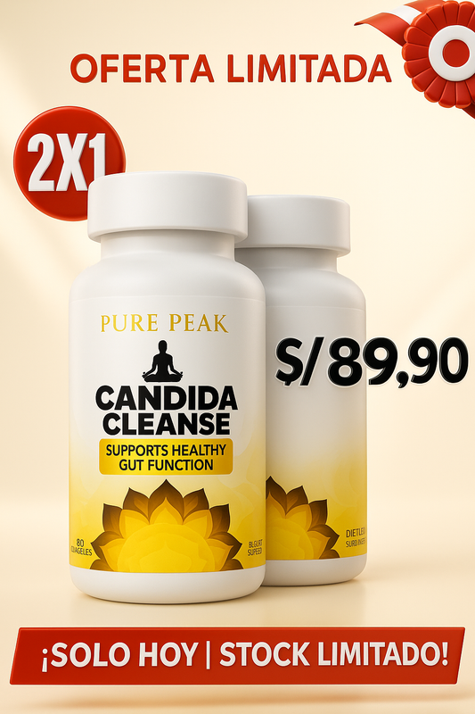 Cándida Cleanse 2x1 – Limpieza Intestinal y profunda🧽💚