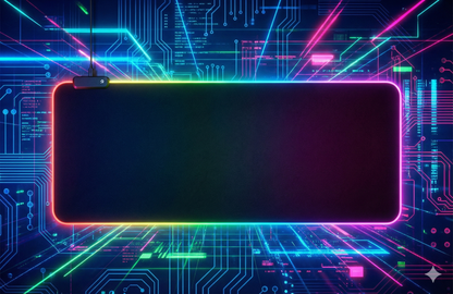 ⚡🖱️Alfombrilla Led Pad Gamer RGB 80×30 🎮✨ Antideslizante